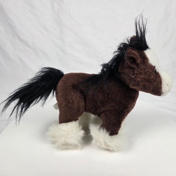 Ganz Webkinz Clydesdale Horse Plush HM139 Sealed Unused Code Stuffed Animal - Picture 4 of 10